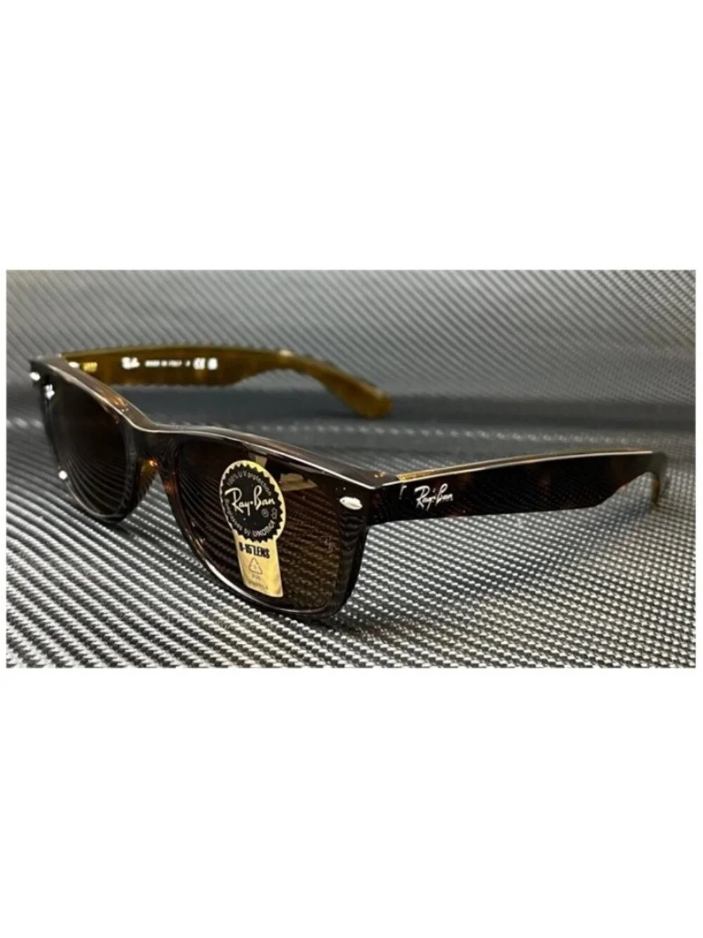 New Ray-Ban Men  Havana Sunglasses  58- 18- 145